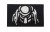 Naszywka, patka, patch na rzep emblemat - obcy - PREDATOR - luminous 5x8 cm