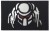 Naszywka, patka, patch na rzep emblemat - obcy - PREDATOR - luminous 5x8 cm