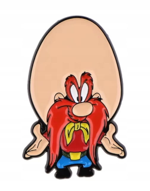 PRZYPINKA, PIN BROSZKA PLAKIETKA - KOWBOJ YOSEMITE SAM - ZWARIOWANE MELODIE