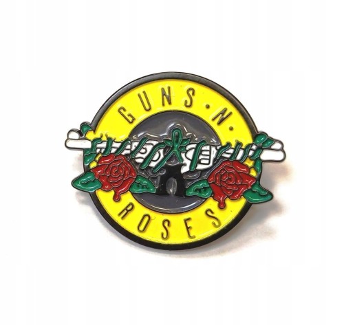 PRZYPINKA, PIN, BROSZKA, PLAKIETKA - HARD ROCK - ZESPÓŁ GUNS N' ROSES