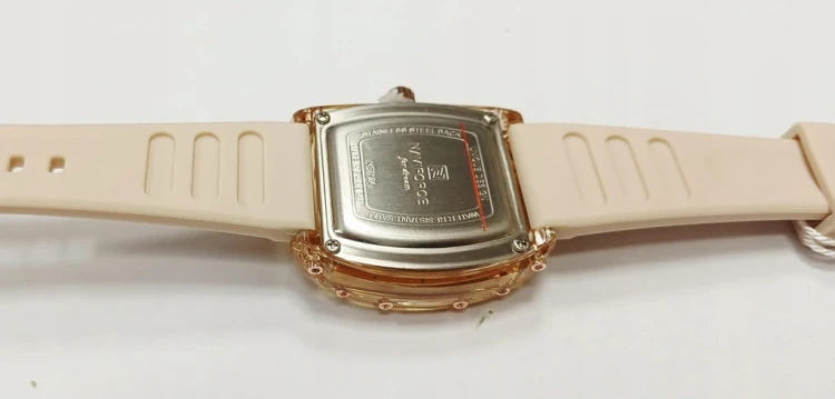 PIĘKNY, ELEGANCKI DAMSKI ZEGAREK Z DATOWNIKIEM NAVIFORCE - BEŻOWY