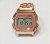 NOWY ZEGAREK ELEKTRONICZNY LCD - STOPER, ALARM, STYL RETRO, RÓŻOWE ZŁOTO