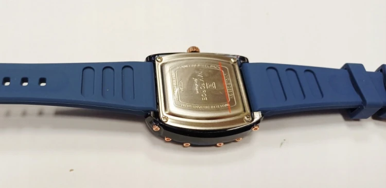 PIĘKNY, ELEGANCKI DAMSKI ZEGAREK Z DATOWNIKIEM NAVIFORCE - NIEBIESKI