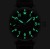 Luksusowy zegarek mechaniczny diver styl luminous z oddzielnym sekundnikiem
