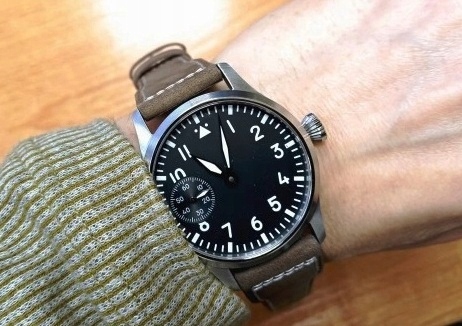 Luksusowy zegarek mechaniczny diver styl luminous z oddzielnym sekundnikiem