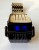 NOWY FUTURYSTYCZNY MĘSKI ZEGAREK BLUE LED PREDATOR - CZARNY
