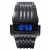 NOWY FUTURYSTYCZNY MĘSKI ZEGAREK BLUE LED PREDATOR - CZARNY
