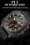 NOWY MASYWNY ZEGAREK NAVIFORCE, WOJSKOWY STYL, DAY-DATE, CHRONOGRAF ZIELONY
