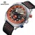 NOWY MASYWNY ZEGAREK NAVIFORCE, WOJSKOWY STYL, DAY-DATE, CHRONOGRAF ZIELONY