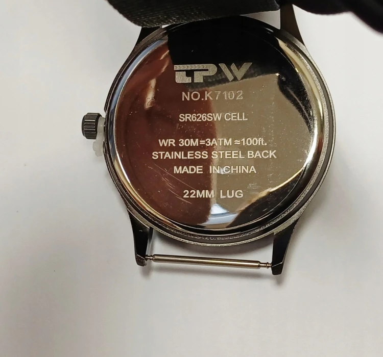 Zegarek TPW LUMINOUS - wojskowy styl, super design DAY- DATE - czarny
