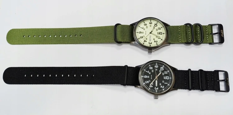 Zegarek TPW LUMINOUS - wojskowy styl, super design DAY- DATE, zielony