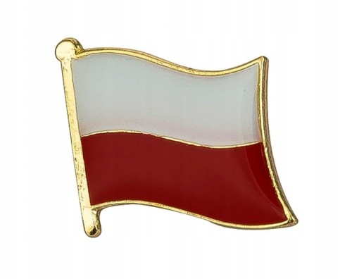 NOWA PRZYPINKA, BROCHA, PIN, PLAKIETKA - FLAGA POLSKI, POLSKA